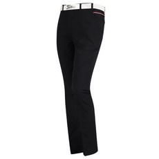 MASTER BEAR 男款素色腰帶高爾夫球長褲 MS2MV128