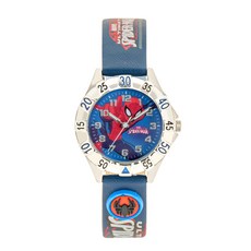 SIMPLELIFE 漫威男孩蜘蛛俠皮革錶帶手錶 小號 MA001-SPNY