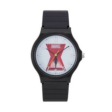 SIMPLELIFE 女孩童黑寡婦卡通手錶 M10534BKW