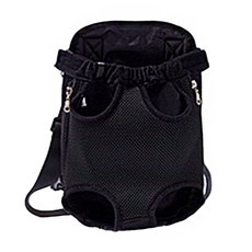 반려동물 무당벌레 가방, 4 블랙 메쉬, 1개