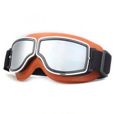 A-VIC SPORTS 摩托車騎行防風護目鏡, 棕銀色