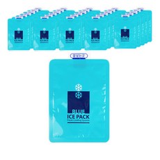 Woolim 藍色凝膠冰袋半成品 大 16 x 23 cm, 50個, 1入