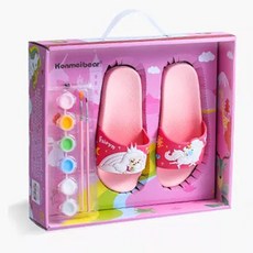 Konmeibear 孩童DIY繪畫拖鞋