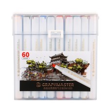 Teiky 馬克筆 16.5cm Q5, 1個, 60色