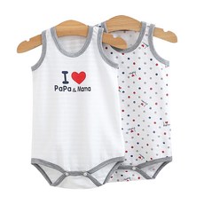 STARDOOR 印花無袖包屁衣 2款