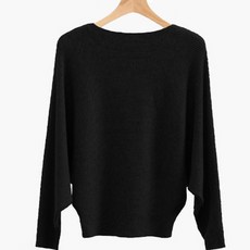 ATTERLIC 女款露肩蝙蝠袖橫向羅紋T恤 00559