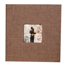 Star DIY 相框式相簿 33.5 x 32.5 cm, 20張, 04 棕白色