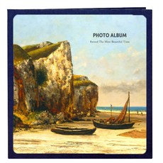 Star 法式藝術相簿 27 x 28 cm, 30張, TYPE 02 海灘(相簿) + 白色(內頁)