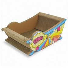 DotCat 貓咪POP浴缸造型貓抓板, 混合色, 1個