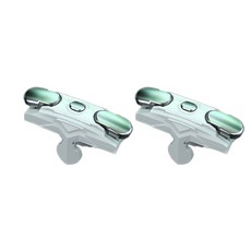 홈리미엄 휴대폰 게임용 트리거 좌우 세트 S02 화이트, 1세트, H_MGT009