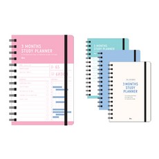 Ibis PP Sedal 帶學習計劃器 12022 4 套, 藍色、奶油色、薄荷色、粉色