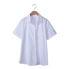 린다샵 여성용 저메브 컬러 무지 베이직 반팔 셔츠 NB1972K23