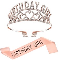 셀레네 플래시 파티 티아라 + 스트랩 세트, A07, 1세트