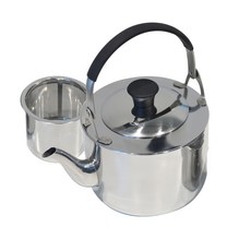 Living Glory 極光IH電磁爐用不鏽鋼濾茶網水壺, 1.6L, 混合色, 1個