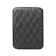 JCP 차량용 팔받침대 슬림쿠션, 블랙, 1개