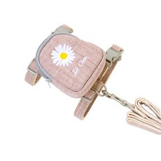 홈디풀 반려동물 간식 배변용 데이지 백팩 S, 브라운, 1개