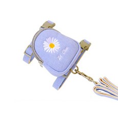 홈디풀 반려동물 간식 배변용 데이지 백팩 S, 블루, 1개