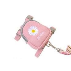 홈디풀 반려동물 간식 배변용 데이지 백팩 S, 핑크, 1개