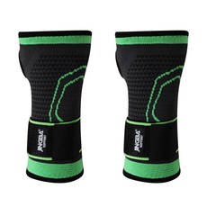 징바 스포츠 압축 붕대 손목 보호대, 2개, 그린