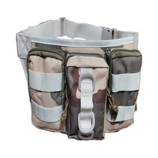 Alohalian軍人露營多用途收納迷彩腰包, 06三沙迷彩白織帶