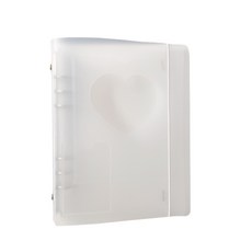 홈리미엄 미니앨범 하트 케이스, 반투명