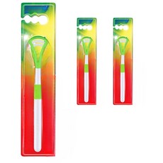 挑戰者衛生舌頭清潔劑綠色, 3個