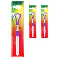 挑戰者衛生舌頭清潔劑紫色, 3個