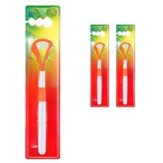 挑戰者衛生舌頭清潔劑橙色, 3個