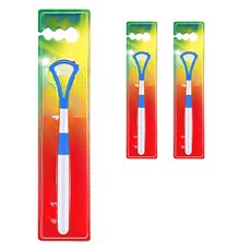 挑戰者衛生舌頭清潔劑藍色, 3個