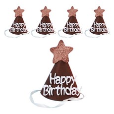 Pang Pang Cart 蝴蝶結生日派對帽, 5個, 隨機出貨