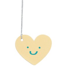 梅森愛心吊牌, 100個, 混合顏色