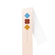 感謝紙緞帶 L, 100個, 混色