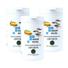 고운물 소형어 전용 비트 사료, 100ml, 3개