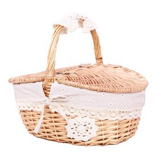 All-high 原木野餐籃, 09 半柳豪華亞麻, 1個