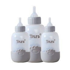DIIL 寵物專用奶瓶組 100ml, 灰色, 3個