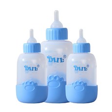 DIIL 寵物專用奶瓶組 100ml, 藍色, 3個