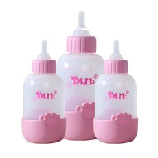 DIIL 寵物專用奶瓶組 100ml, 粉色的, 3個