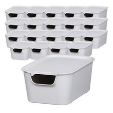 MYROOM 收納盒 3L S號, 冷灰色, 20個