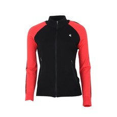 KIM YOUNG JOO SPORTS 女款拼色高爾夫拉鍊長袖開衫 AOYJ7020S2