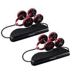 MURO 無路 運動伸展瑜珈環組 2入, 黑色