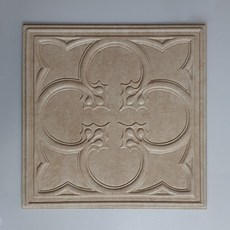 CCUMI 裝飾 SC 雕塑泡沫瓷磚 CT-08SC, 40個, 雪米色（隨機發貨）