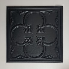 CCUMI 裝飾 SC 雕塑泡沫瓷磚 CT-08SC, 40個, 黑色（單色）