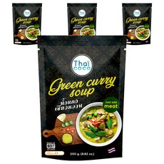 泰可可綠咖哩湯, 4包, 250g