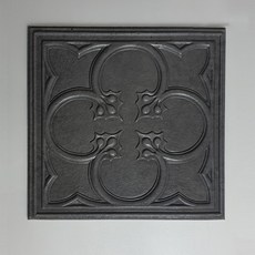 CCUMI Pomnara 裝飾雕刻瓷磚 CT-08SC, 40個, 深色混凝土