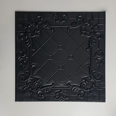 CCUMI Pomnara 裝飾雕刻瓷磚 CT-08SF, 40個, 黑色