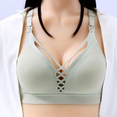 交叉挖孔哺乳內衣