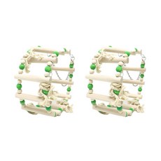 리프패럿 완두콩 물레방아 장난감 03875, 혼합색상, 2개