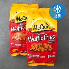 맥케인 시즌드 와플 프라이즈 (냉동), 737g, 2개