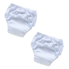 스타도어 유아용 심플메쉬 배변팬티 2p, 블루, 1개