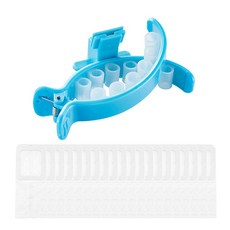 블랙피그샵 반려동물 휴대용 배변 클립 대 + 패드 대 리필 봉투 20p, 블루(클립), 1세트